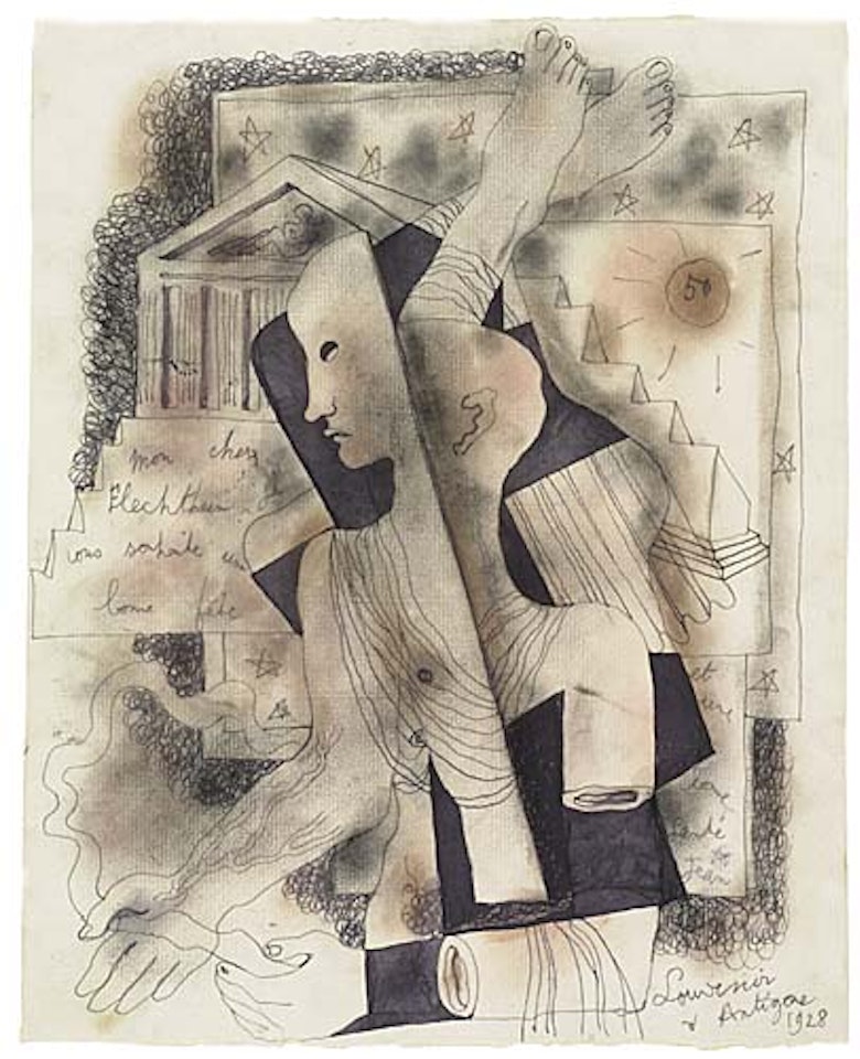 Souvenir à Antigone by Jean Cocteau