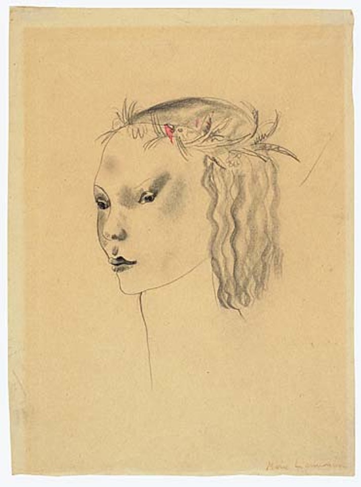 Tête d'une femme by Marie Laurencin