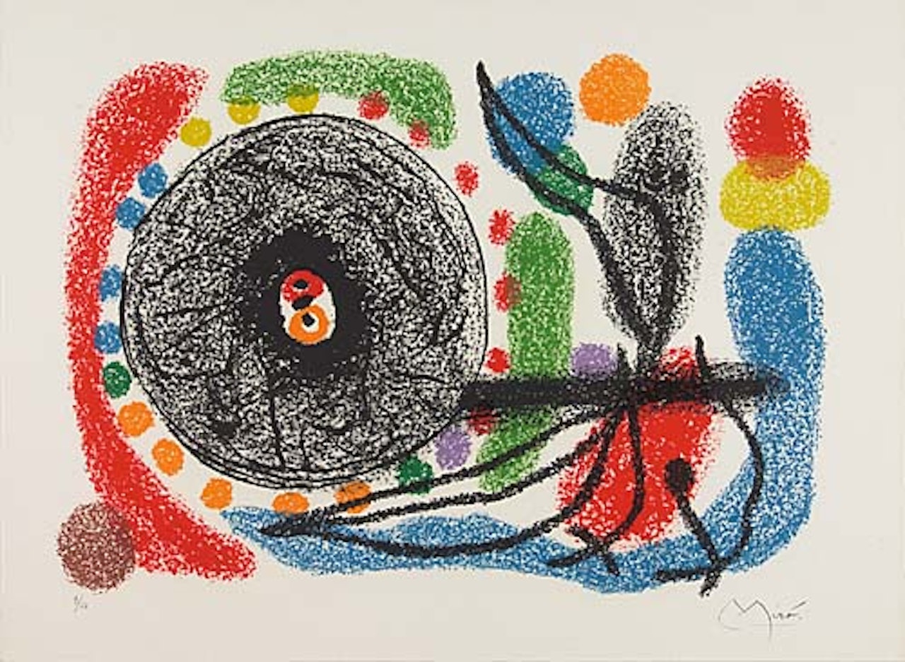 Le Lézard zux Plumes d'Or by Joan Miró