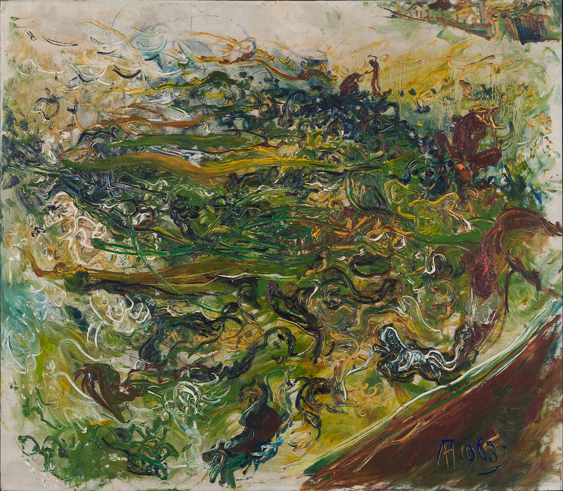 Landscape by Affandi