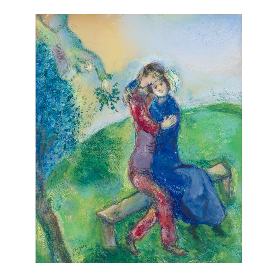 Les amoureux by Marc Chagall
