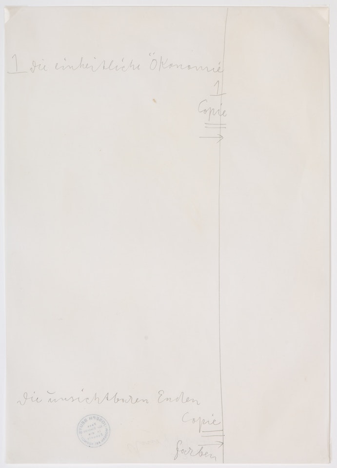 Paß für Eintritt in die Zukunft by Joseph Beuys