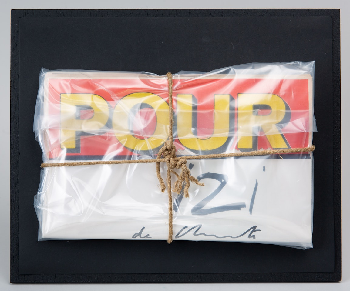 Zeitschrift "pour" by Christo