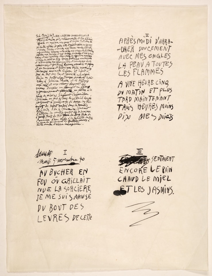 Aus: Poésie de mots inconnus by Pablo Picasso