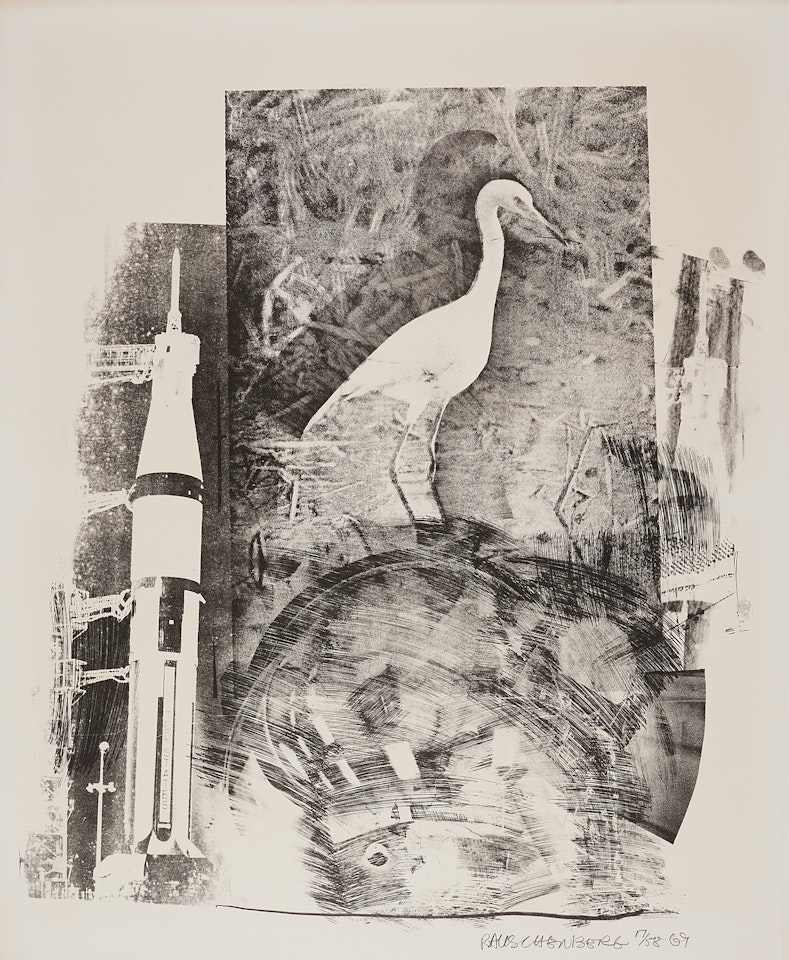 Horn (aus: Stoned Moon) by Robert Rauschenberg