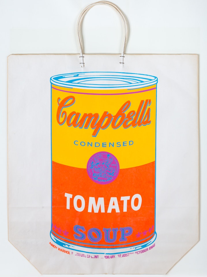 Campbell"s Soup Can on Shopping Bag by Andy Warhol