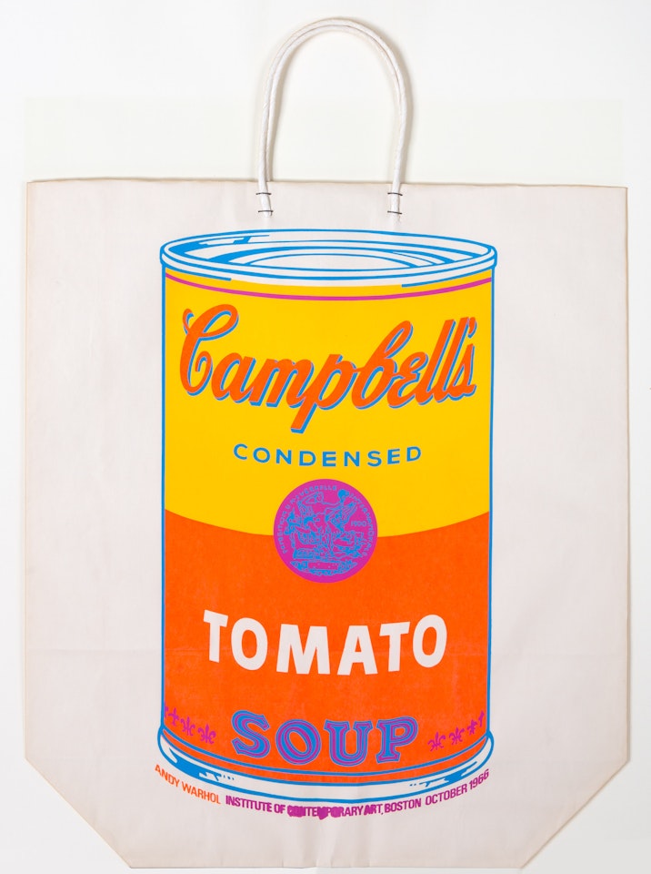 Campbell"s Soup Can on Shopping Bag by Andy Warhol