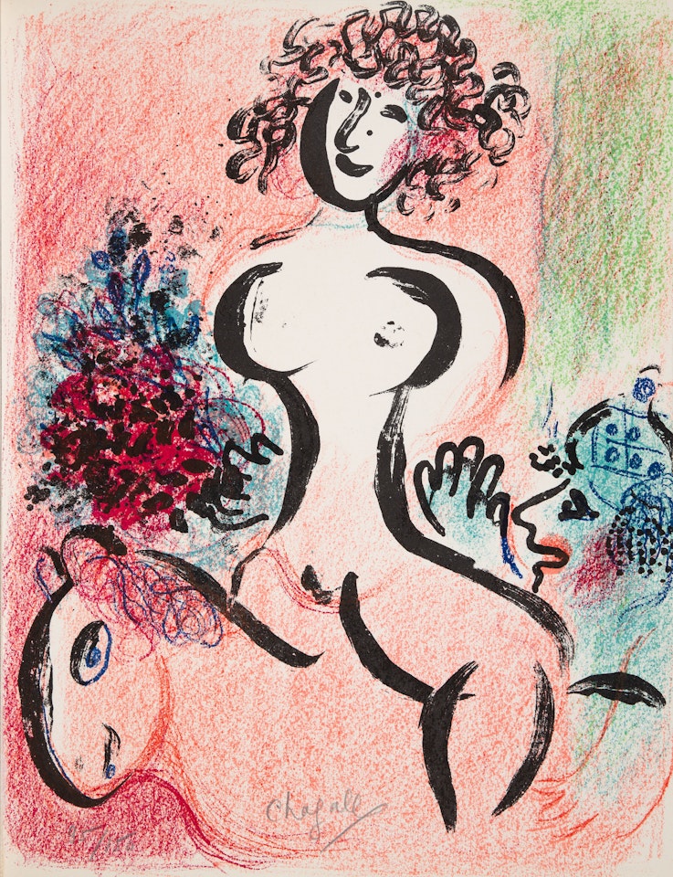 FERNAND MOURLOT: Chagall Lithograph II by Marc Chagall