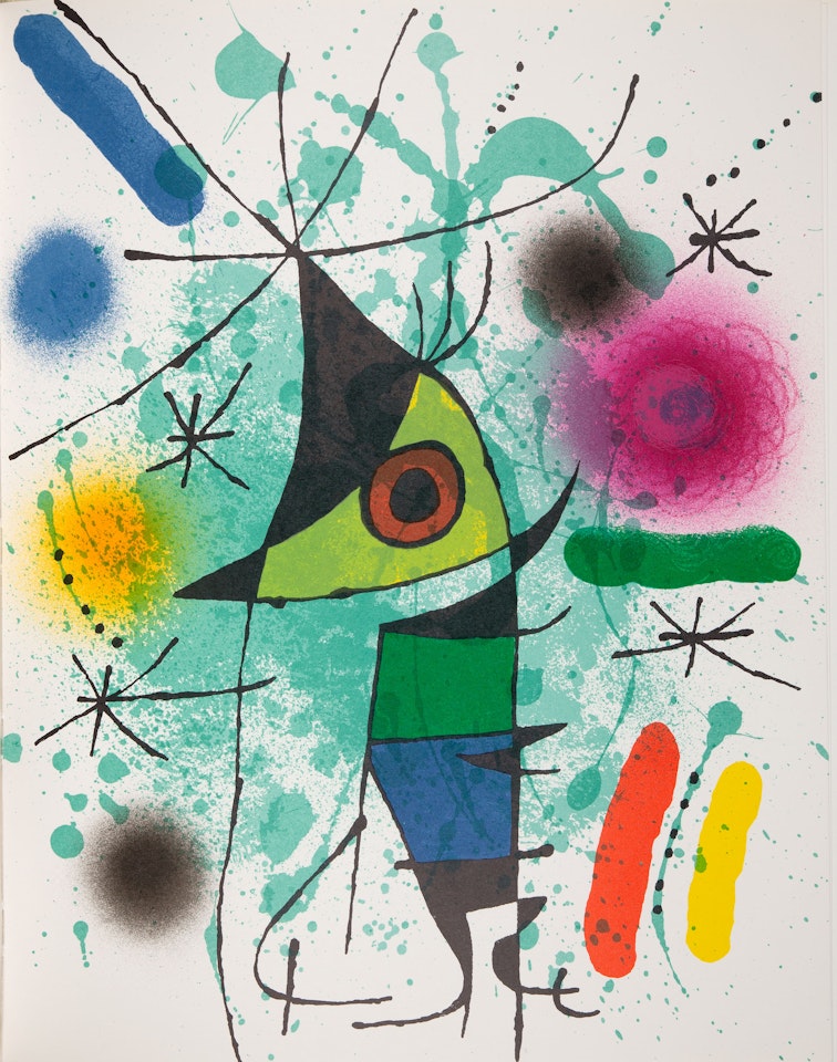 Litógrafo. by Joan Miró