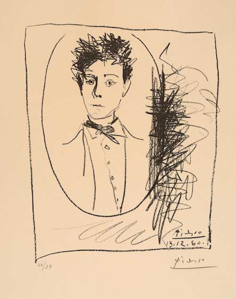 Portrait d"Arthur Rimbaud by Pablo Picasso
