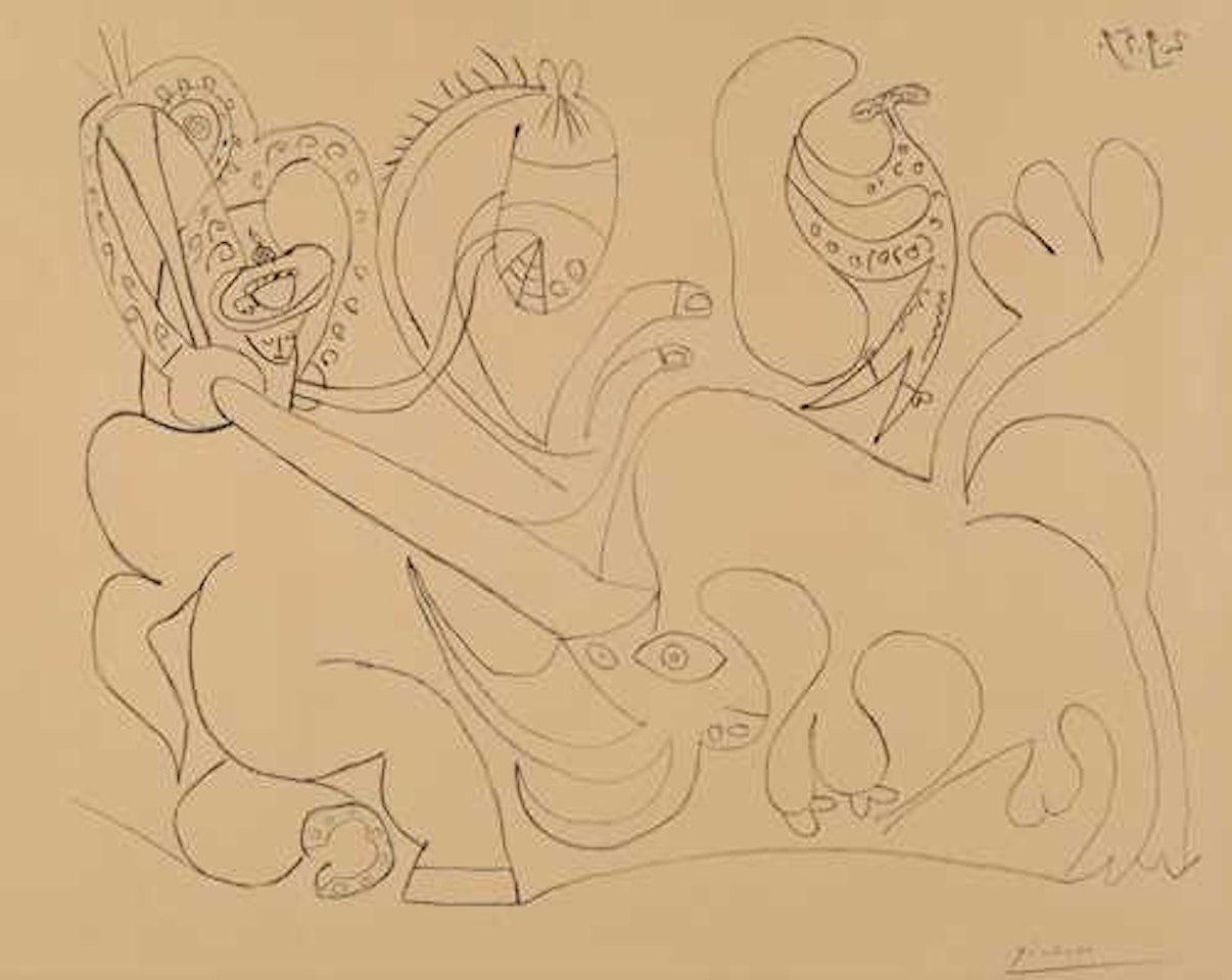 La Pique I by Pablo Picasso