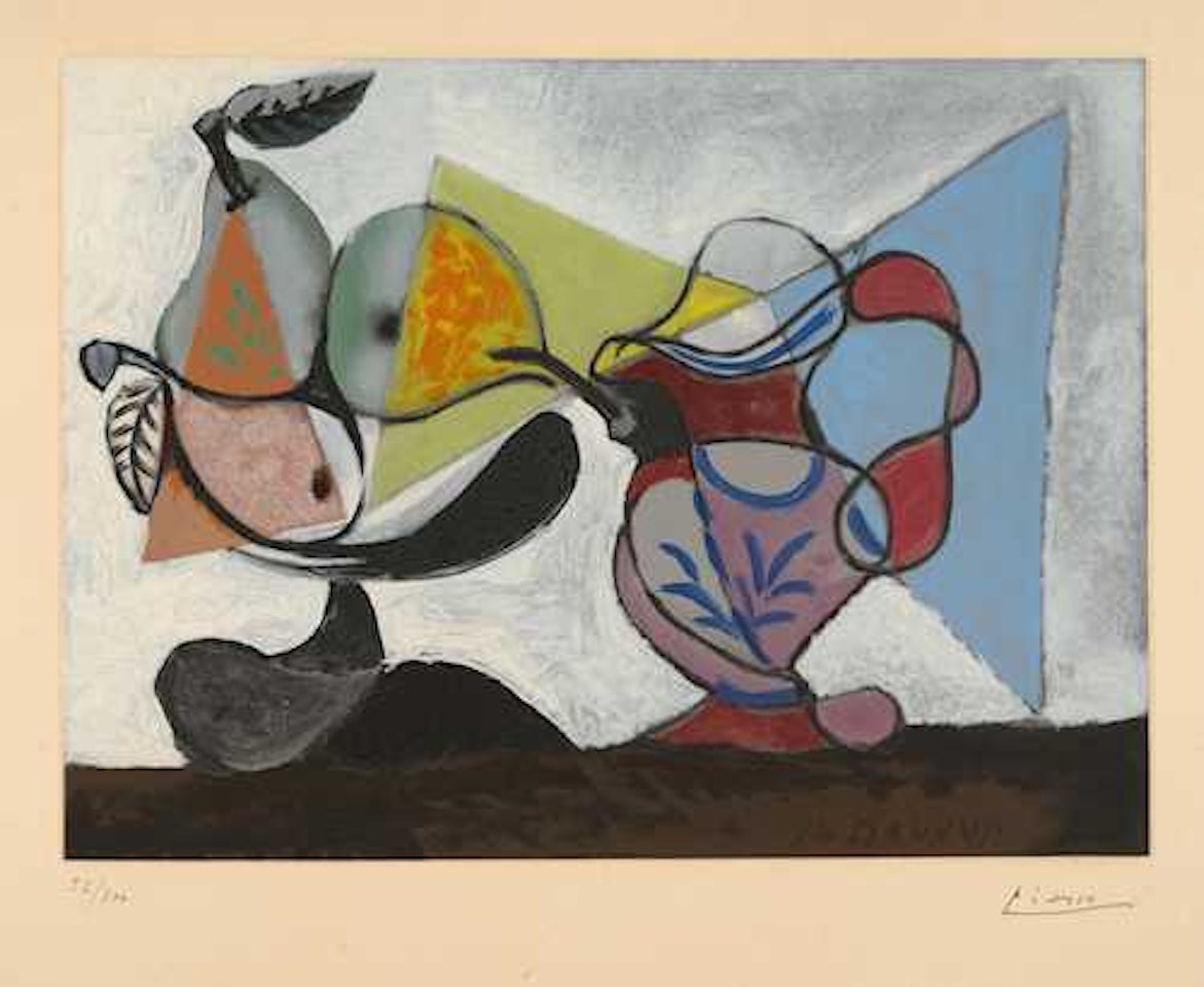 Nature morte aux poires et au pichet by Pablo Picasso