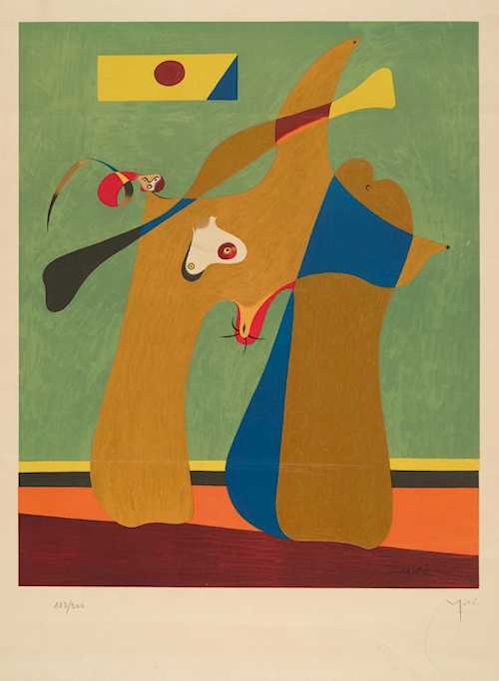 Une femme by Joan Miró