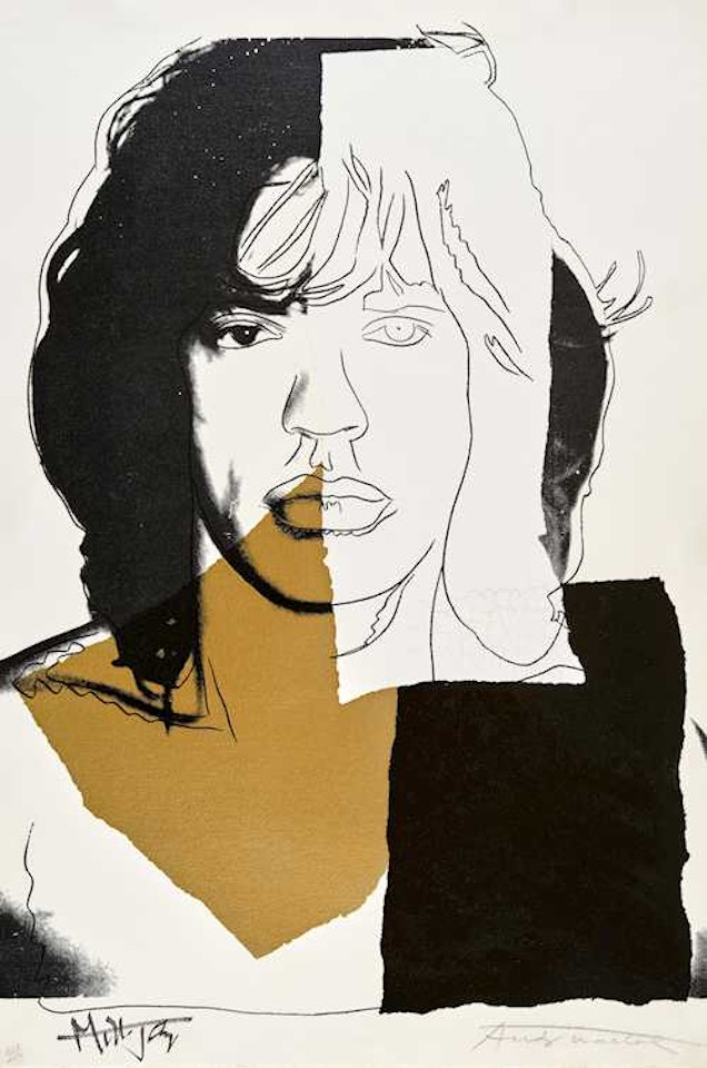 Mick Jagger by Andy Warhol