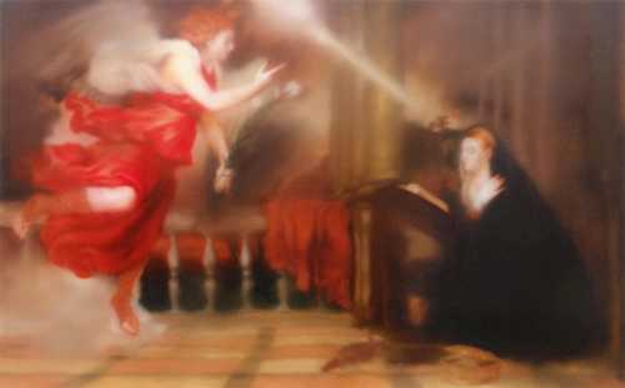 Annunciation after Titian (P12) by Gerhard Richter
