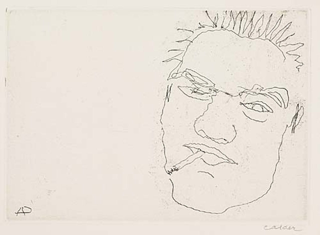 Man with a Cigarette by Alexander Calder