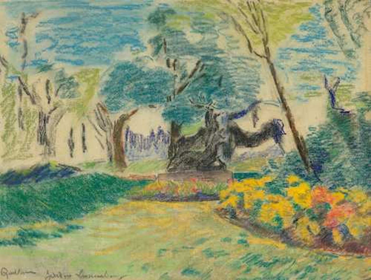 Jardin du Luxembourg by Armand Guillaumin