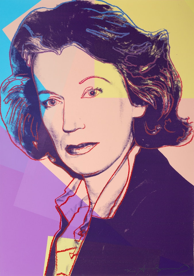 Mildred Scheel by Andy Warhol