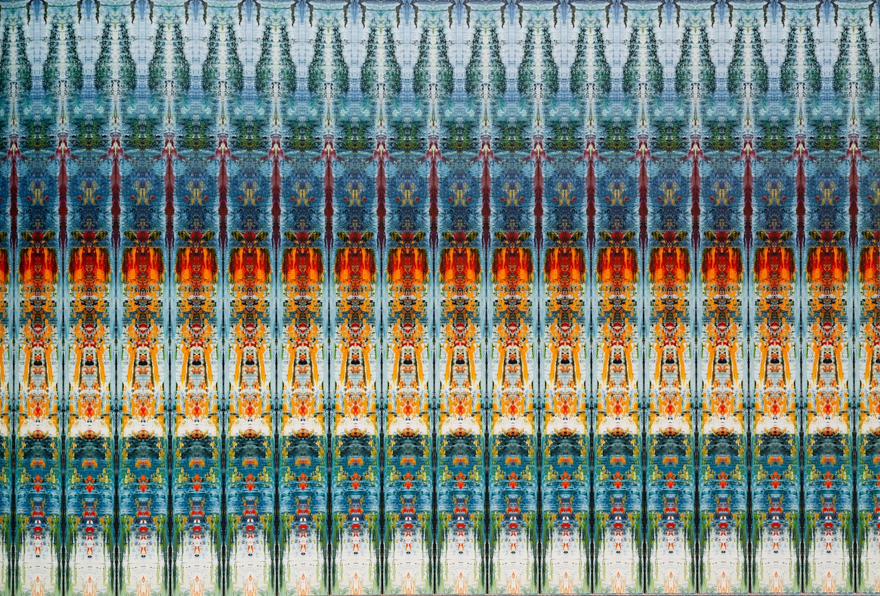 Patterns. divided - mirrored - repeated by Gerhard Richter