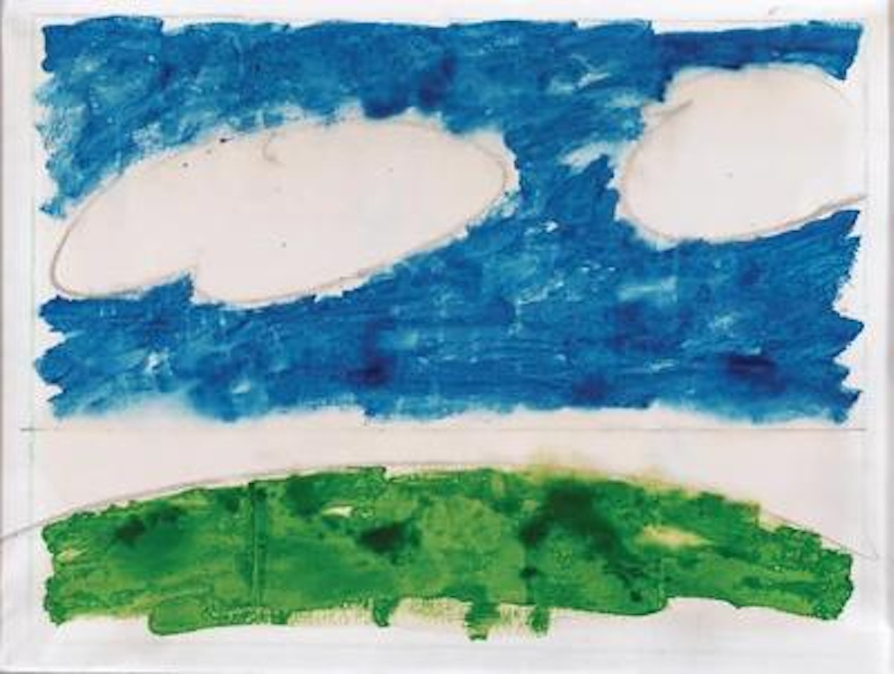 Paesaggio anemico by Mario Schifano