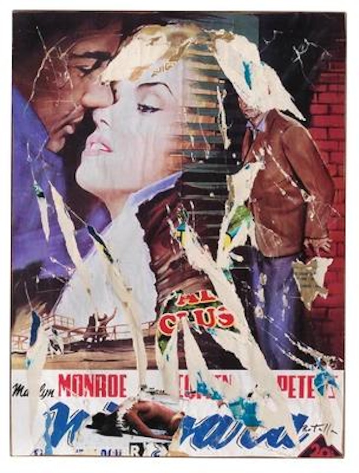 Con Marilyn by Mimmo Rotella