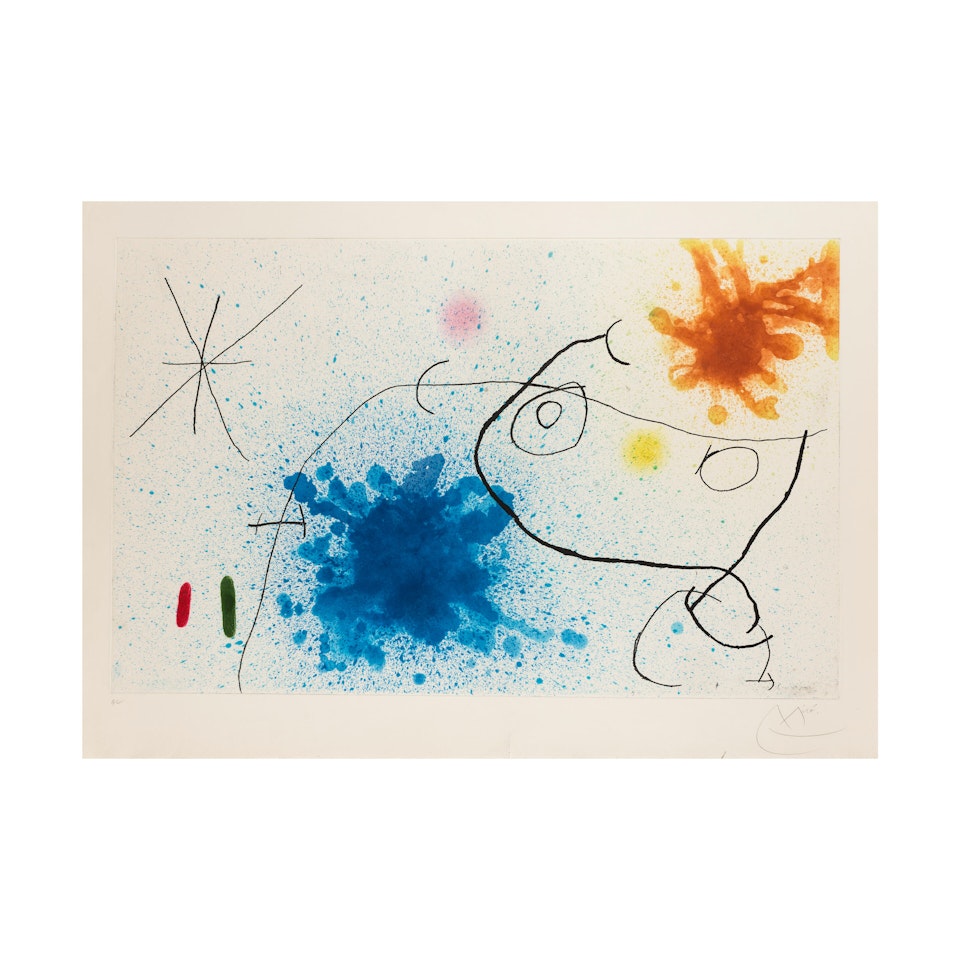 Petite fille devant la mer by Joan Miró