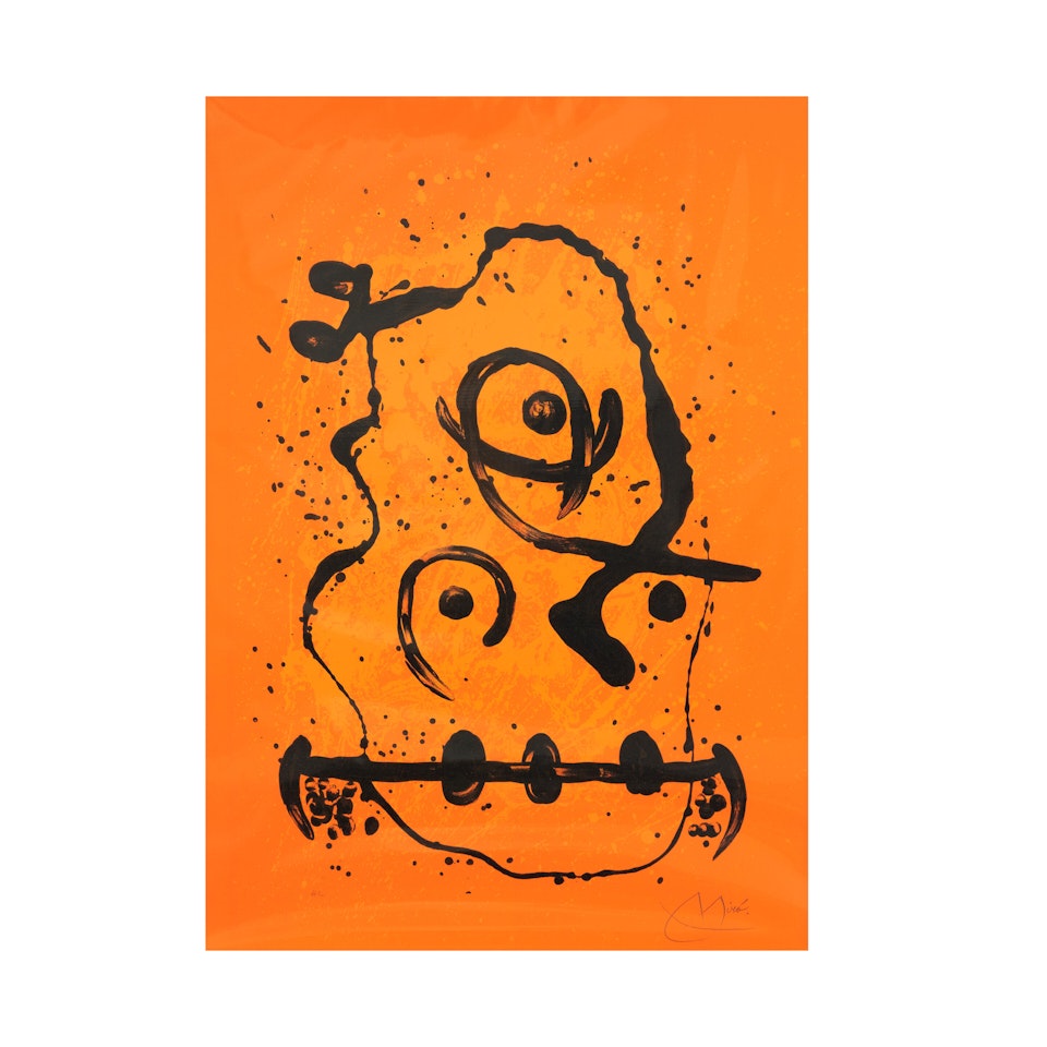 Le Polyglotte-Orange by Joan Miró