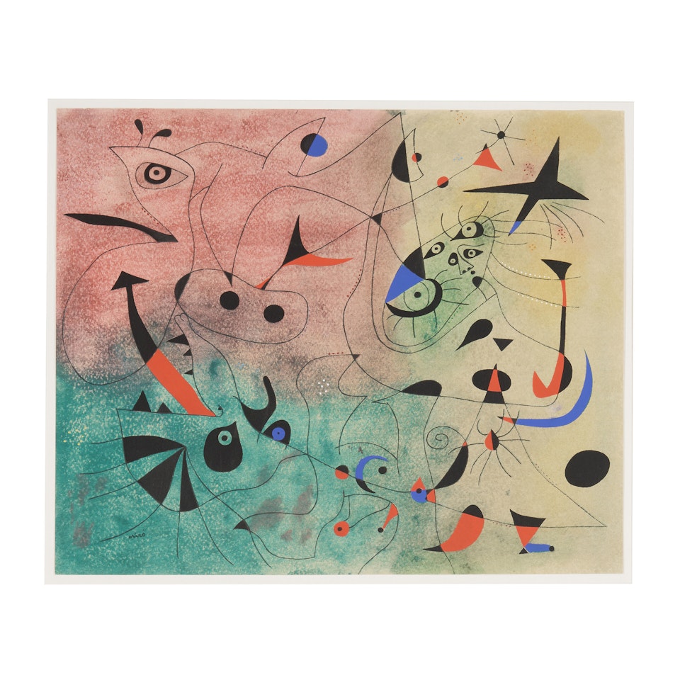 L"Etoile Matinale, from Constellations by Joan Miró