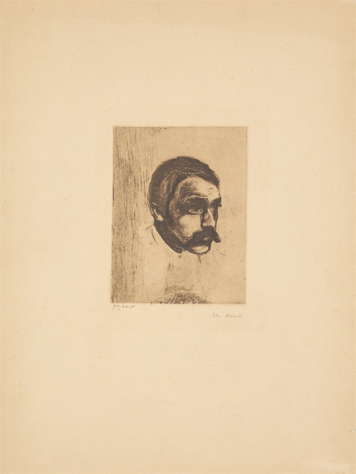 ”Sigbjørn Obsfelder” by Edvard Munch