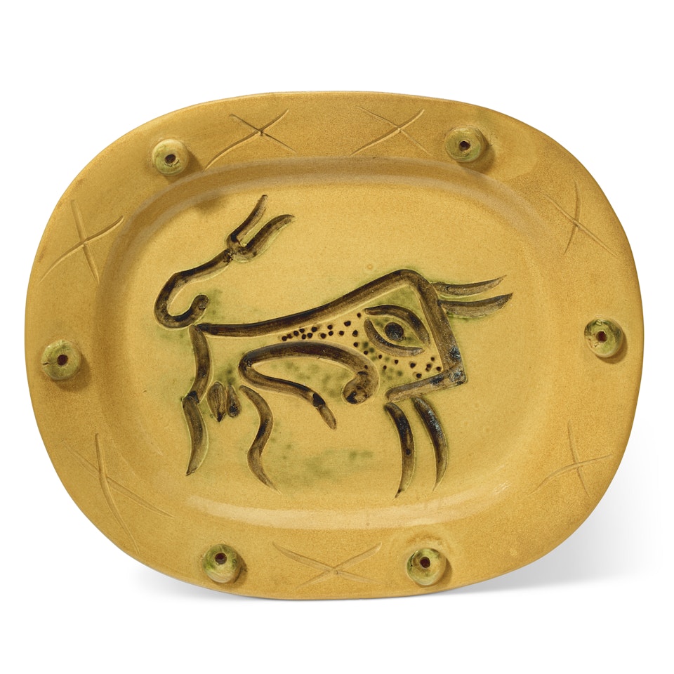 Taureau gravé (A.R. 32) by Pablo Picasso