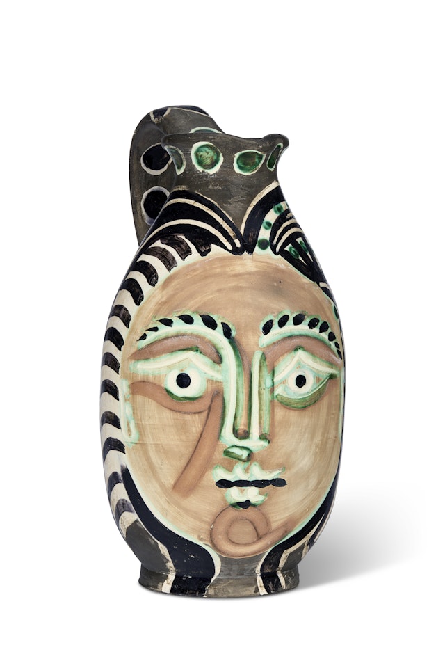 Femme du barbu (A.R. 193) by Pablo Picasso