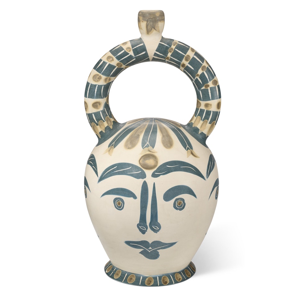 Vase aztèque aux quatres visages (A.R. 402); Vase aztèque aux quatres visages ( A.R. 402 ) by Pablo Picasso