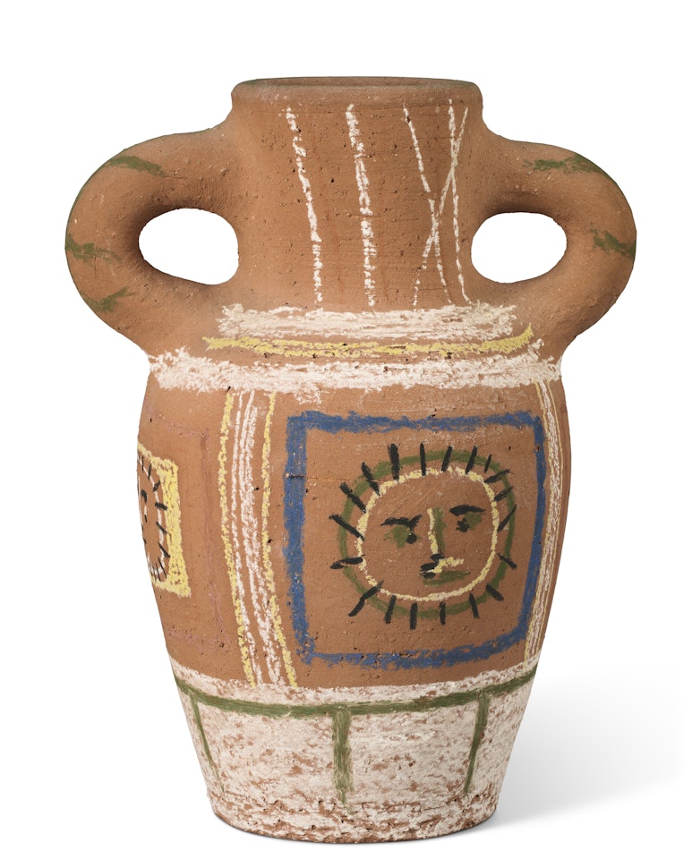 Vase au décor pastel (A.R. 190) by Pablo Picasso