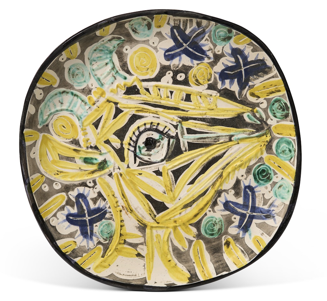 Tête de chèvre de profil (A.R. 154) by Pablo Picasso