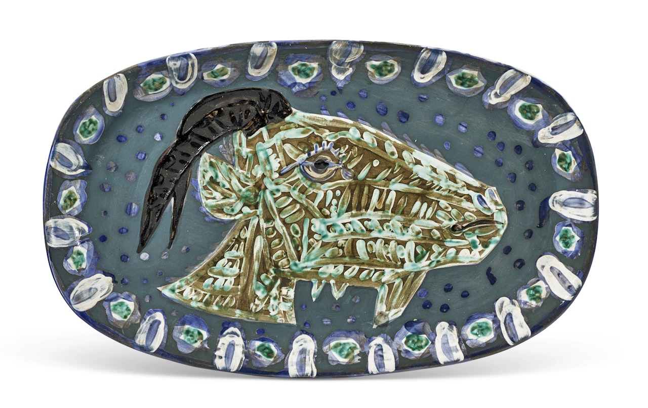 Tête de chèvre de profil (A.R. 145) by Pablo Picasso