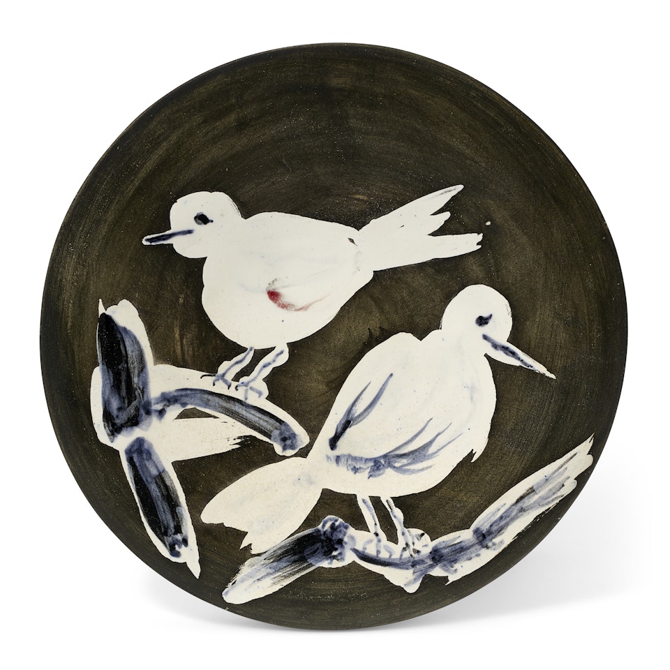 Deux oiseaux no. 95 (A.R. 487) by Pablo Picasso