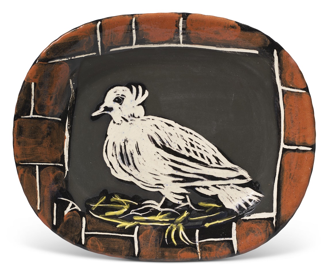 Colombe mate (A.R. 77) by Pablo Picasso