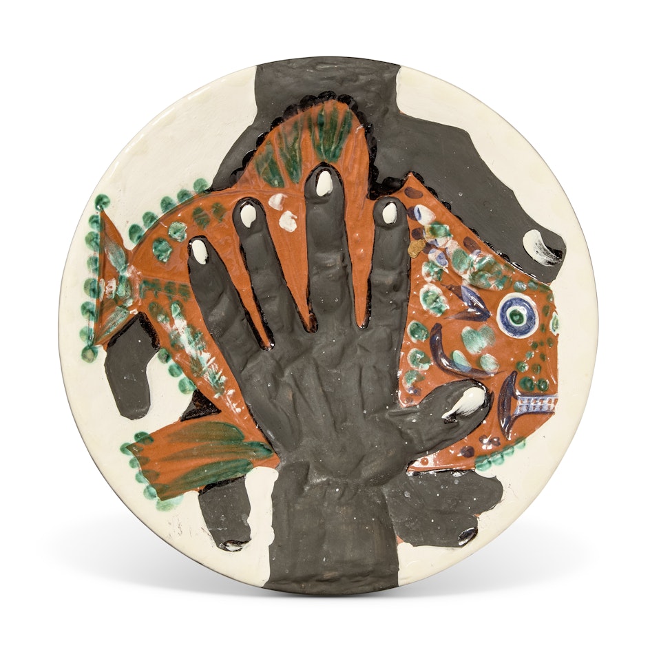 Mains au poisson (A.R. 215) by Pablo Picasso