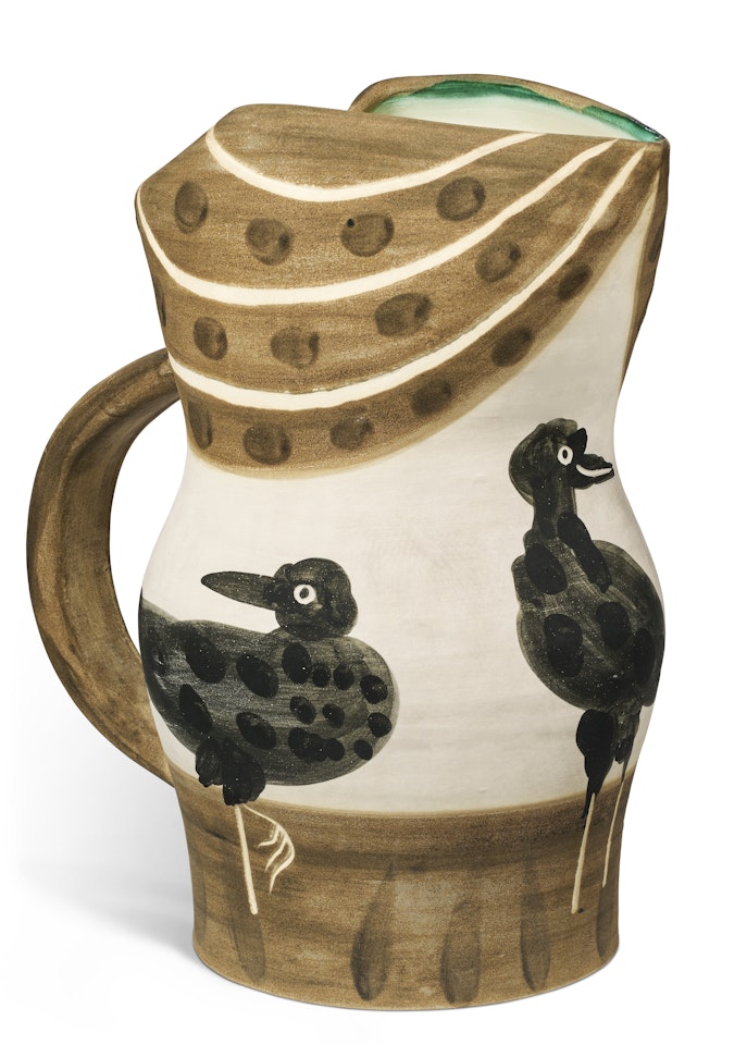 Pichet gothique aux oiseaux (A.R. 187) by Pablo Picasso