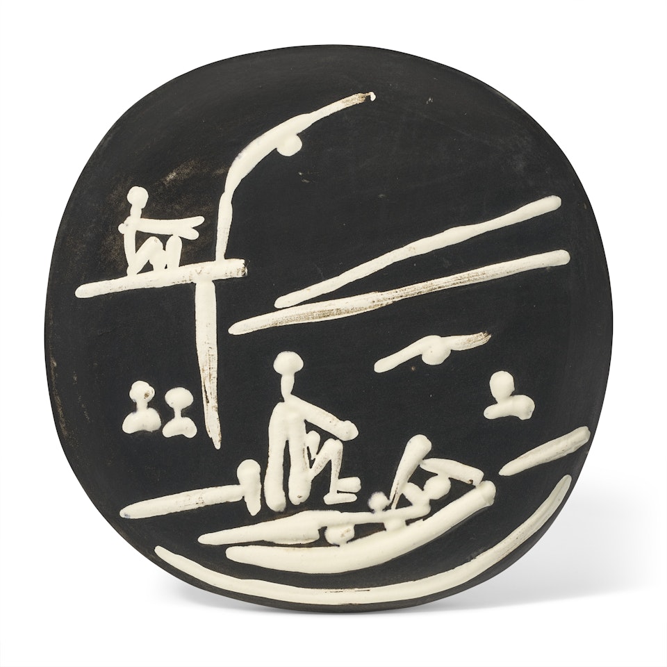 Scène de plage (A.R. 391) by Pablo Picasso