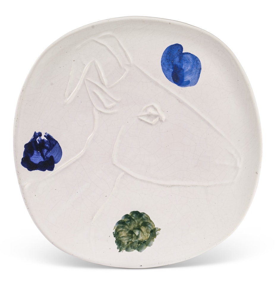 Tête de chèvre de profil (A.R. 105) by Pablo Picasso