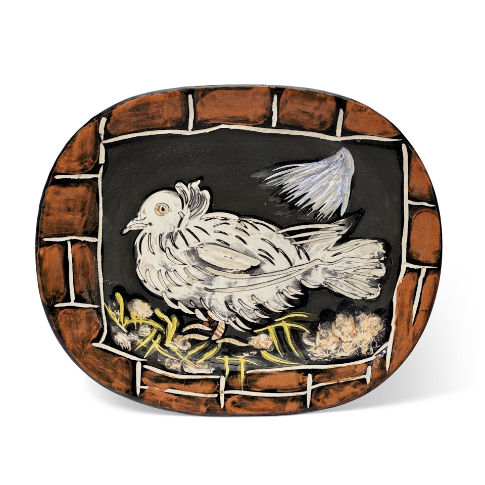 Colombe à la lucarne (A.R. 78) by Pablo Picasso