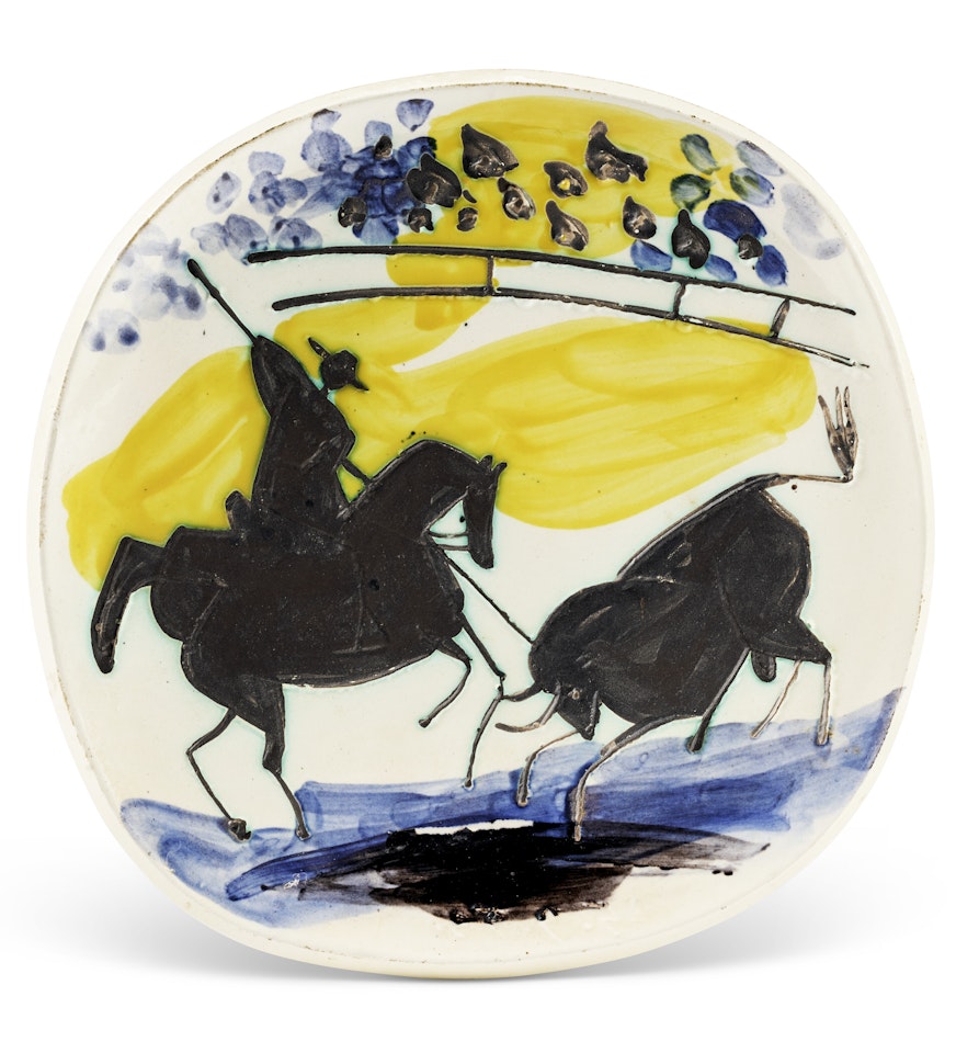 Picador et taureau (A.R. 197) by Pablo Picasso