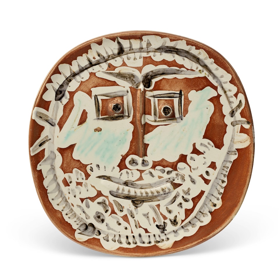 Visage aux yeux carrés (A.R. 415) by Pablo Picasso