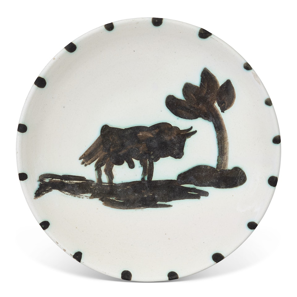 Taureau sous l"arbre (A.R. 159) by Pablo Picasso