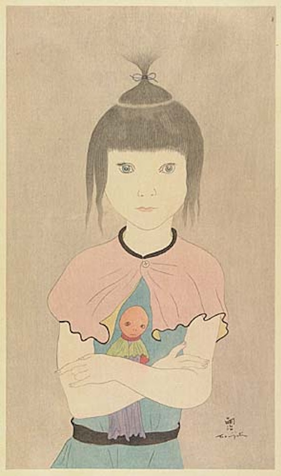 Jeune Fille au Poupée by Leonard Tsuguharu Foujita