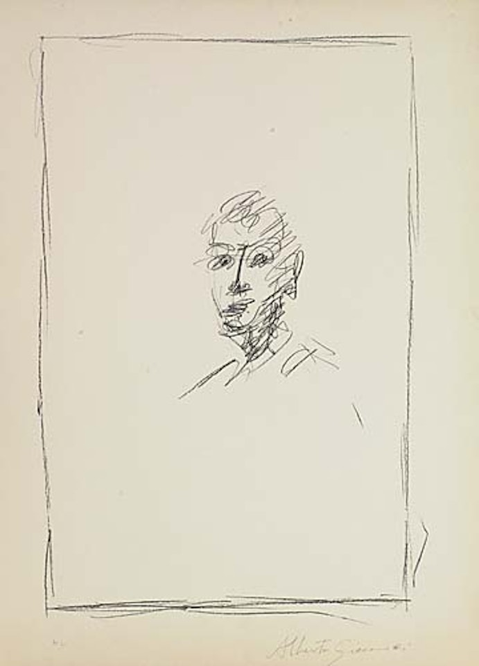 In the Mirror by Alberto Giacometti