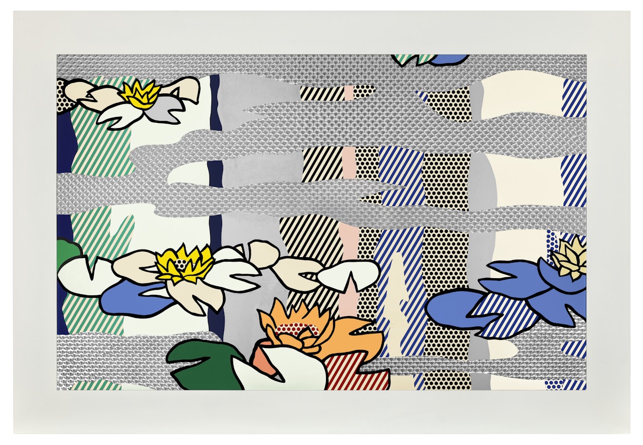 Water Lily Pond with Reflections by Roy Lichtenstein