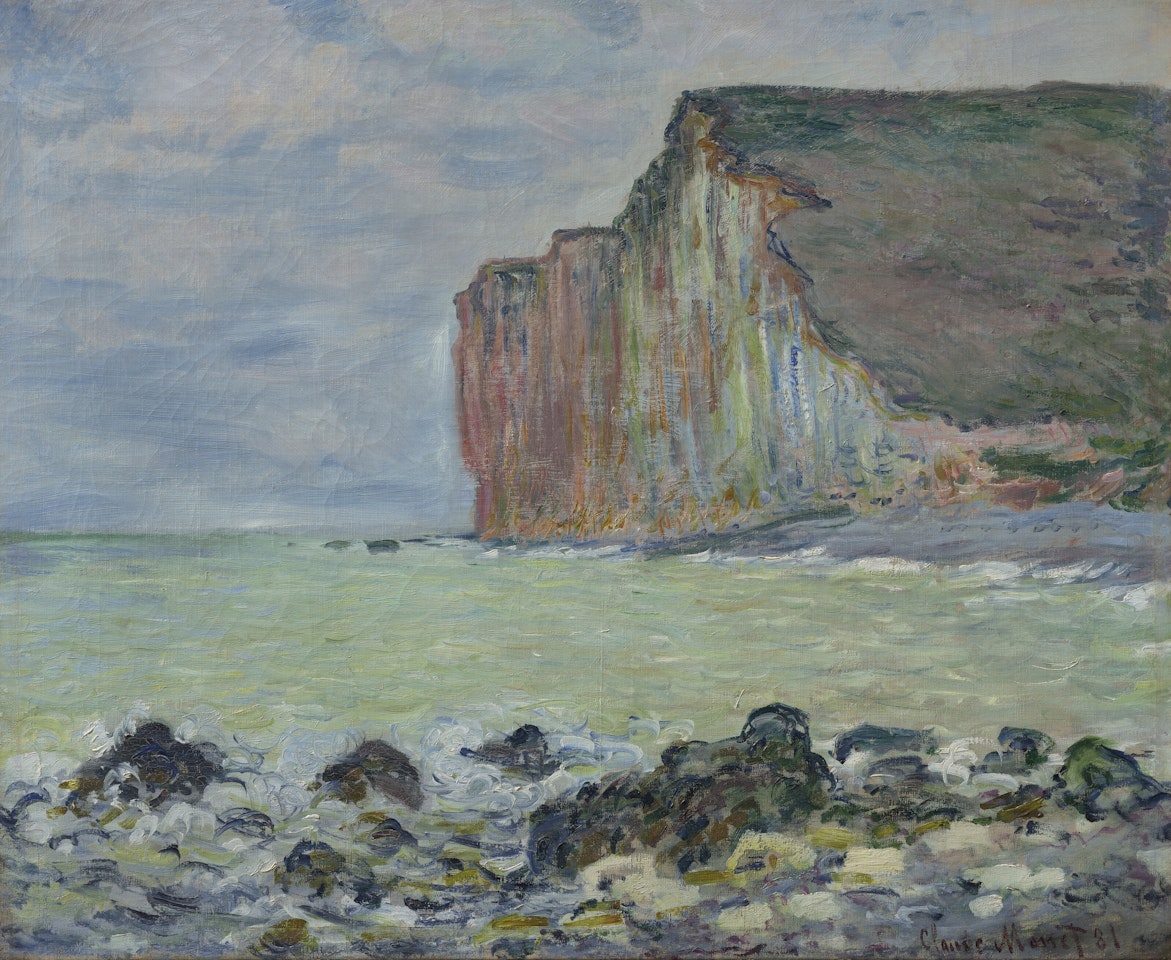Falaise des Petites-Dalles by Claude Monet