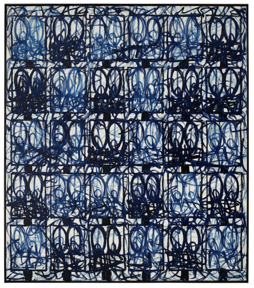 Bruise Painting "Stardust" by Rashid Johnson